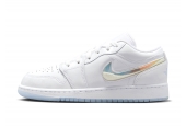 AIR JORDAN 1 LOW GLITTER SWOOSH [FQ9112-100]