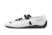 PUMA SPEEDCAT BALLET LEATHER WHITE BLACK [403587-01]