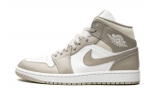 AIR JORDAN 1 MID LINEN [554724-082]