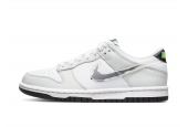 DUNK LOW GLITCH SWOOSH WHITE GREY GS [DV3033-001]