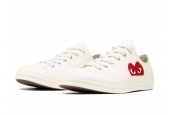CONVERSE CHUCK 70 CDG PLAY LOW WHITE [150207C]