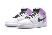 AIR JORDAN 1 MID BARELY GRAPE GS [DQ8423-501]