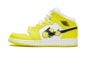 AIR JORDAN 1 MID GS DYNAMIC YELLOW FLORAL [AV5174-700]