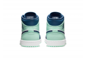 AIR JORDAN 1 MID MYSTIC NAVY MINT FOAM [554724-413]
