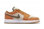 AIR JORDAN 1 LOW ORANGE OLIVE (GS) [DJ0342-102]