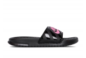 NIKE BENASSI BLACK VIVID PINK [343881-061]