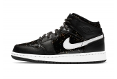 AIR JORDAN 1 MID GS BLACK SPECKLE [AV5174-001]