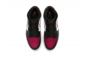 AIR JORDAN 1 MID GS BRED TOE [554725-066]