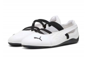 PUMA SPEEDCAT BALLET LEATHER WHITE BLACK [403587-01]
