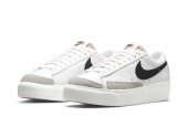 BLAZER LOW PLATFORM WHITE BLACK [DJ0292-101]