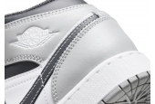 AIR JORDAN 1 MID LIGHT SMOKE GREY ANTHRACITE GS [554725-078]