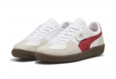 PUMA PALERMO LEATHER ‘WHITE CLUB RED’ [396464-05]
