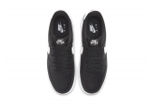 AIR FORCE 1 BLACK WHITE PEBBLED LEATHER [CT2302-002]