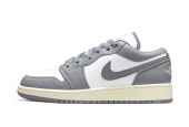 AIR JORDAN 1 LOW VINTAGE GREY GS [553560-053]