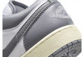 AIR JORDAN 1 LOW VINTAGE GREY GS [553560-053]