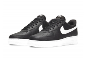 AIR FORCE 1 BLACK WHITE PEBBLED LEATHER [CT2302-002]
