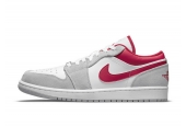 AIR JORDAN 1 LOW LIGHT SMOKE GREY GYM RED [DC6991-016]