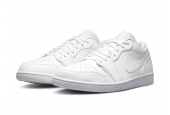 AIR JORDAN 1 LOW TRIPLE WHITE [553558-136]