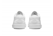 AIR JORDAN 1 LOW TRIPLE WHITE [553558-136]