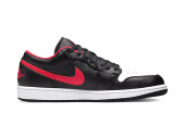 AIR JORDAN 1 LOW BLACK FIRED RED [553558-063]