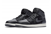 AIR JORDAN 1 MID BLACK DARK GREY [554725-041]