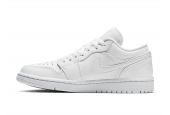 AIR JORDAN 1 LOW TRIPLE WHITE [AO9944-111] [553560-126] [553560-130]