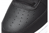 AIR FORCE 1 BLACK WHITE PEBBLED LEATHER [CT2302-002]