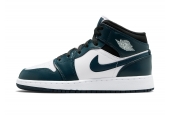 AIR JORDAN 1 MID DARK TEAL GS [554725-411]