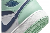 AIR JORDAN 1 MID MYSTIC NAVY MINT FOAM GS [554725-413]