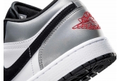AIR JORDAN 1 LOW SE WHITE FIRE RED BLACK MATTE SILVER [HF3148-106] | [HF3188-106]