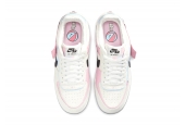 AIR FORCE 1 SHADOW HOOPS WHITE PINK W [DX3358-100]