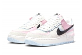 AIR FORCE 1 SHADOW HOOPS WHITE PINK W [DX3358-100]