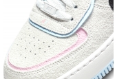 AIR FORCE 1 SHADOW HOOPS WHITE PINK W [DX3358-100]
