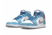 AIR JORDAN 1 MID FRENCH BLUE FIRE RED [DN3706-401]