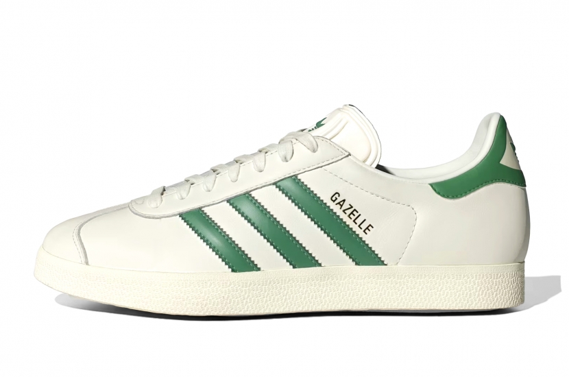 GAZELLE OFF WHITE PRELOVED GREEN COLLEGIATE GREEN [IG1635]