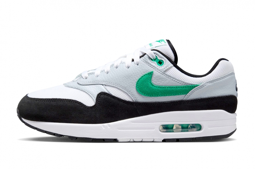 AIR MAX 1 WHITE BLACK STADIUM GREEN [FN6952-100]