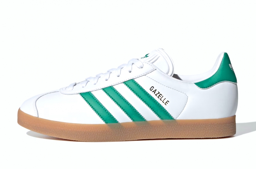 GAZELLE WHITE BOLD GREEN GUM [IH2216]