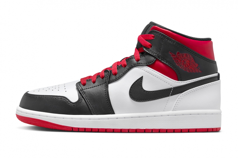 AIR JORDAN 1 MID GYM RED BLACK TOE [DQ8426-106]