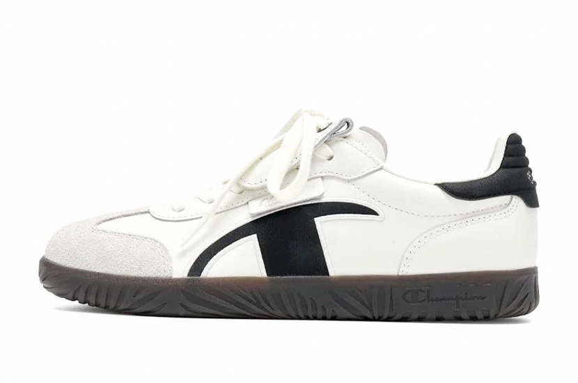 CHAMPION ESSENTIALS T-TRAINER CREAM BLACK [U4CFCTW14U3] 