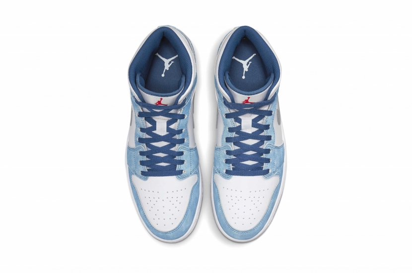 AIR JORDAN 1 MID FRENCH BLUE FIRE RED [DN3706-401]
