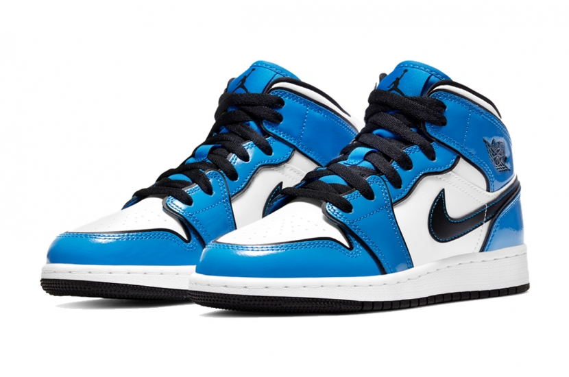 AIR JORDAN 1 MID SIGNAL BLUE MEN [DD6834-402]