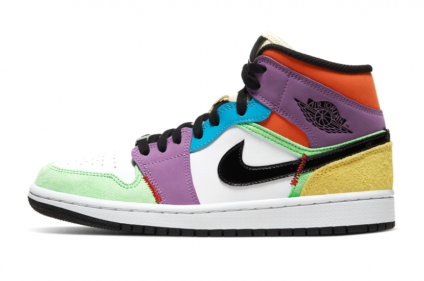 AIR JORDAN 1 MID LIGHTBULB MULTI [CW1140-100]