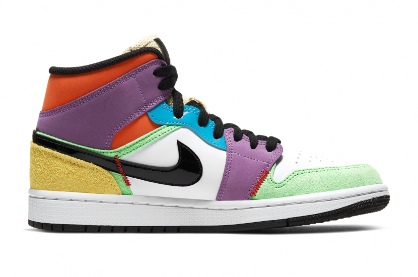 AIR JORDAN 1 MID LIGHTBULB MULTI [CW1140-100]