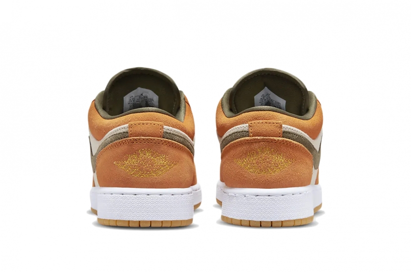 AIR JORDAN 1 LOW ORANGE OLIVE (GS) [DJ0342-102]