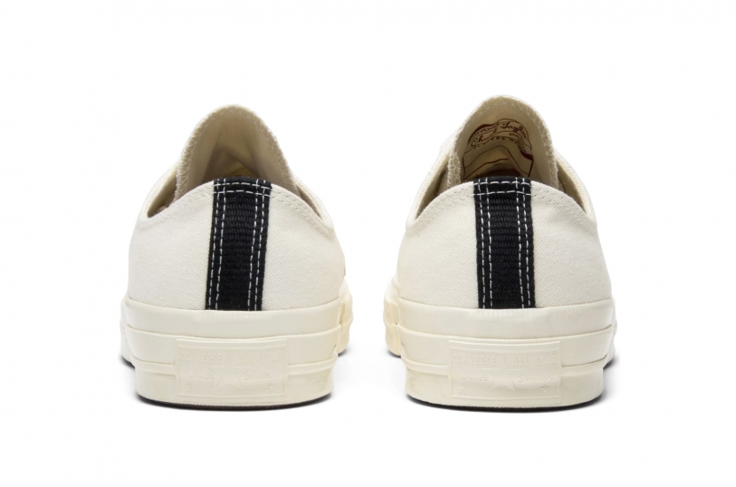 CONVERSE CHUCK 70 CDG PLAY LOW WHITE [150207C]