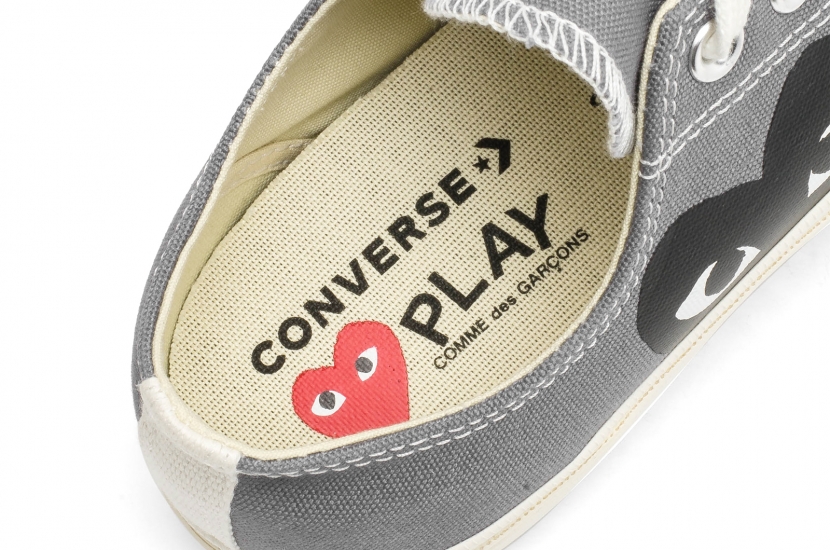 CHUCK TAYLOR ALL-STAR 70 OXCOMME DES GARCONS PLAY GREY [171849C]