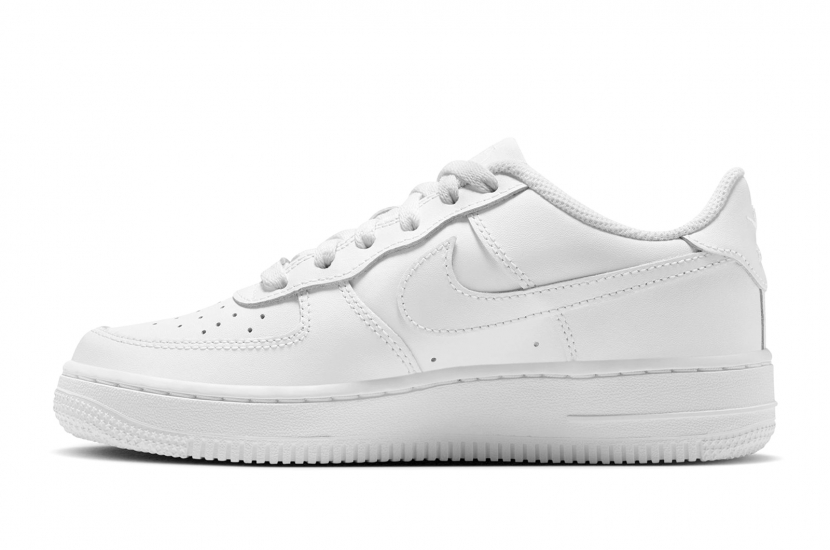 NIKE AIR FORCE 1 LOW LE TRIPLE WHITE (GS) [FV5951-111]