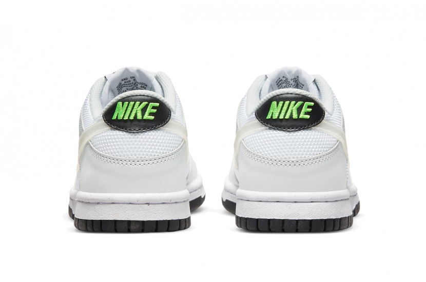 DUNK LOW GLITCH SWOOSH WHITE GREY GS [DV3033-001]