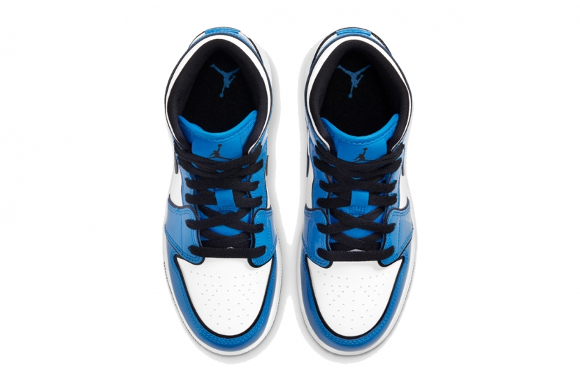 AIR JORDAN 1 MID SIGNAL BLUE WOMEN [BQ6931-402]