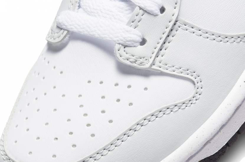 DUNK LOW GLITCH SWOOSH WHITE GREY GS [DV3033-001]